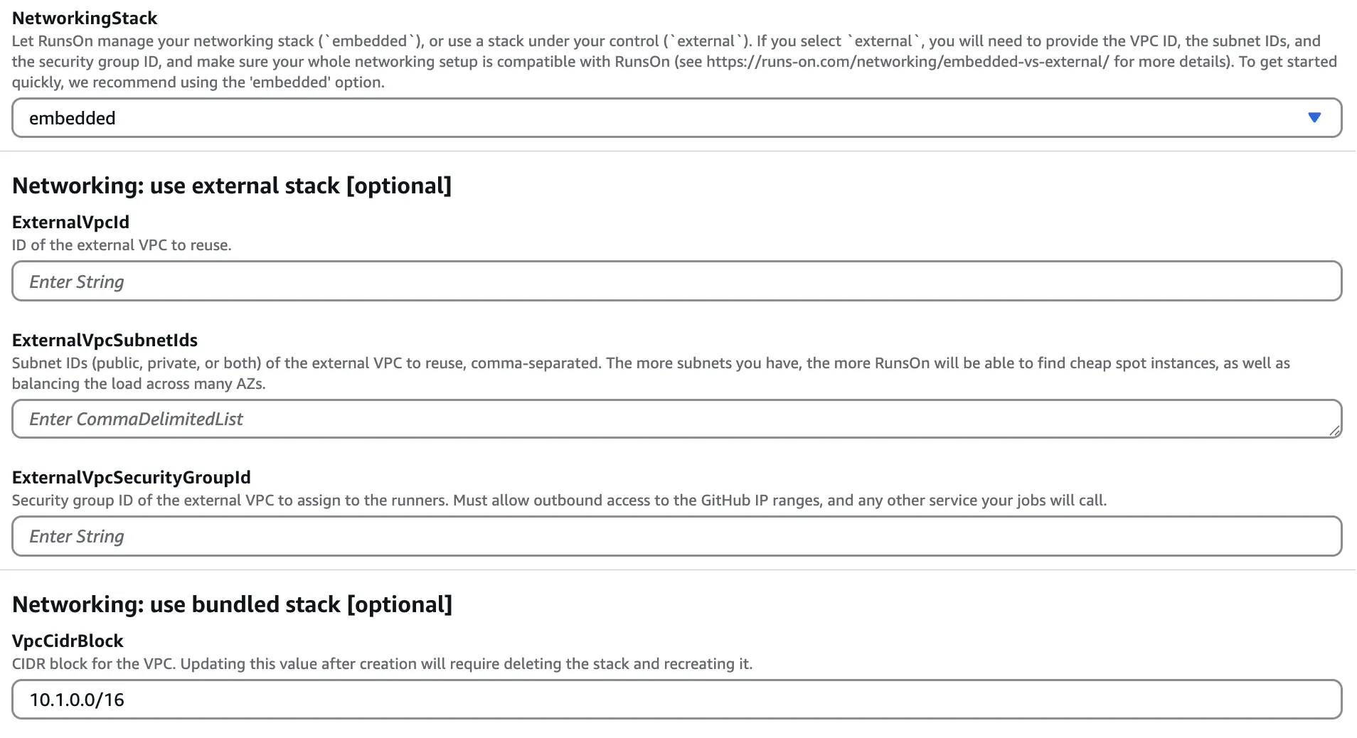 Embedded vs External